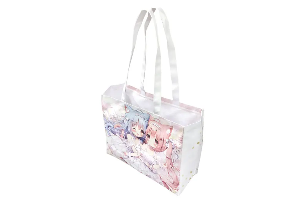 トートバッグ横型の評価　MochiPeach　桃豆こまもち様