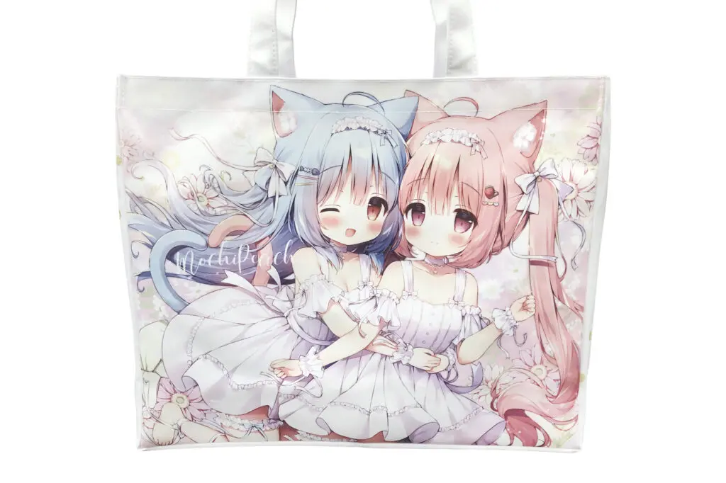 トートバッグ横型の評価　MochiPeach　桃豆こまもち様
