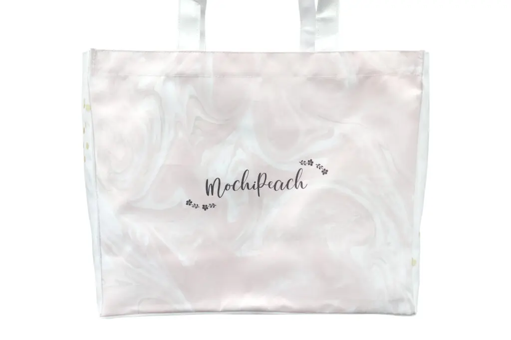 トートバッグ横型の評価　MochiPeach　桃豆こまもち様