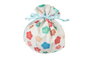 丸型巾着ポーチ